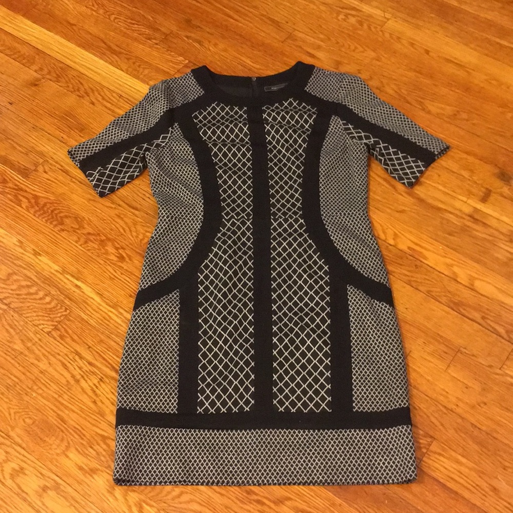 Black and white dress